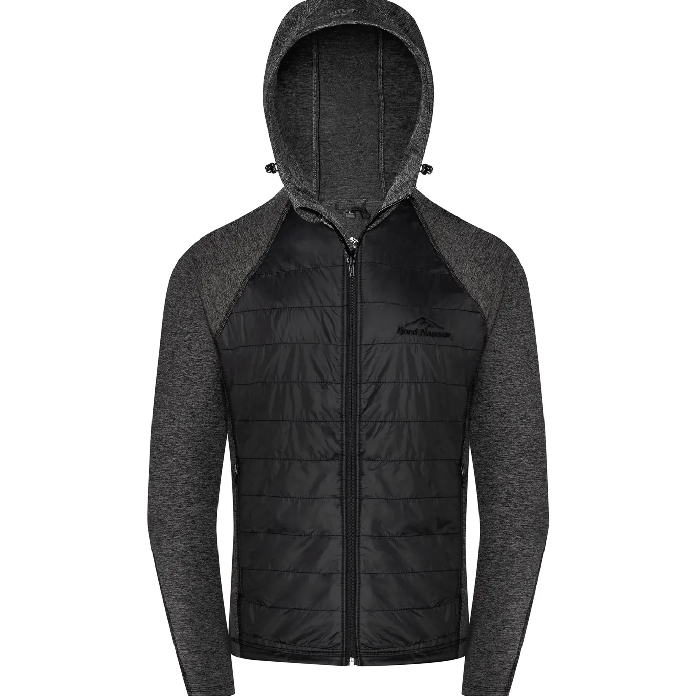 Fjord Nansen Bluzy|Bluza HASVIK WIND MEN black/graphite melange