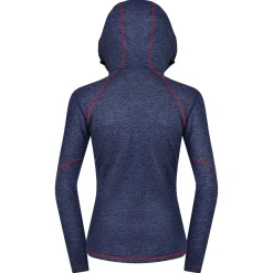 Fjord Nansen Bluzy|Bluza HASVIK WIND WOMEN blue/navy melange/red