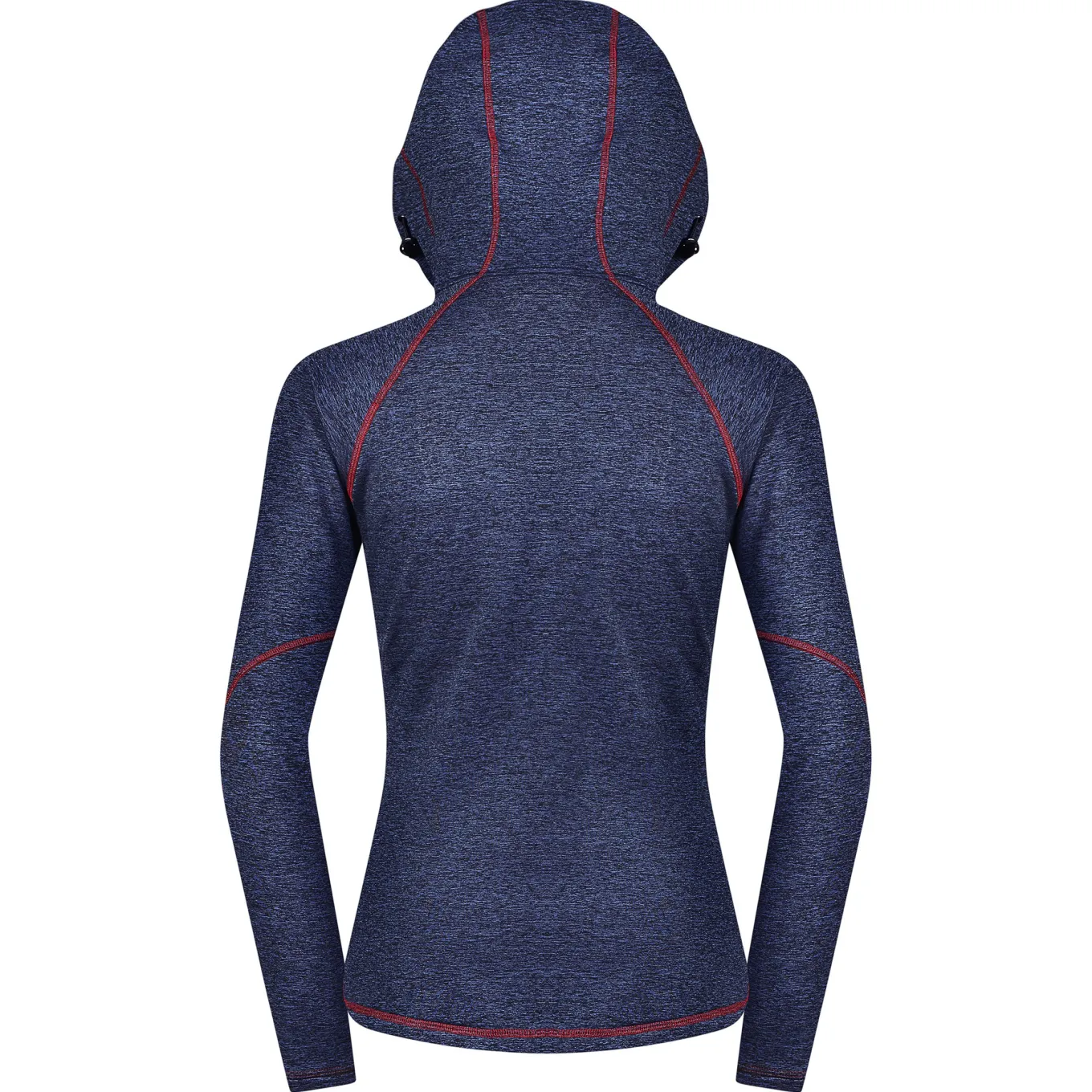 Fjord Nansen Bluzy|Bluza HASVIK WIND WOMEN blue/navy melange/red