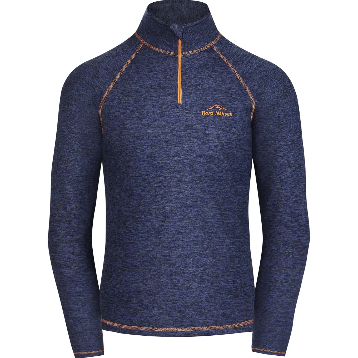 Fjord Nansen Bielizna|Bluzy|Bluza termoaktywna HALSA GOLF MEN melange orange