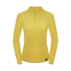 Fjord Nansen Bluzy|Bluza VIK 1/4 ZIP WOMEN amber yellow