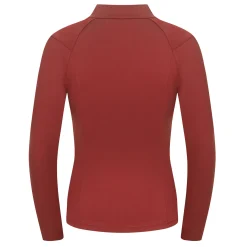 Fjord Nansen Bluzy|Bluza VIK 1/4 ZIP WOMEN oaky red