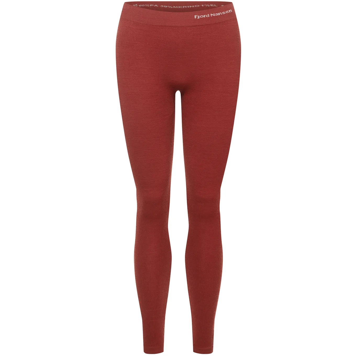 Fjord Nansen Bielizna|Getry OXIVA MERINO LEGGINGS WOMEN oaky red