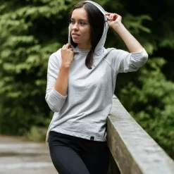 Fjord Nansen Koszulki|Bielizna|Koszulka CHILO HOODED LONGSLEEVE WOMEN