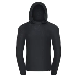 Fjord Nansen Bielizna|Bluzy|Koszulka CHILO HOODED LONGSLEEVE MEN rock grey