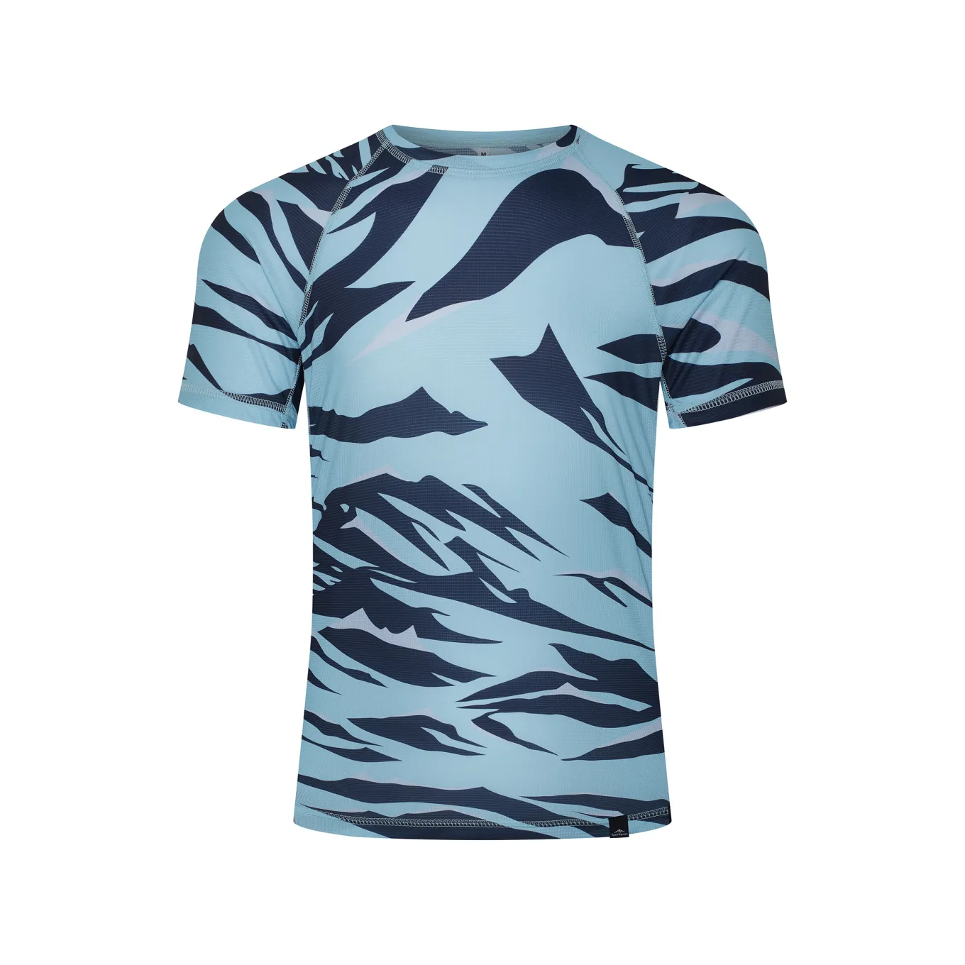 Fjord Nansen Koszulki|Bielizna|Koszulka RIX PRINT T-SHIRT MEN mountin & wave blue