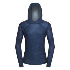 Fjord Nansen Koszulki|Bluzy|Koszulka RIX PRINT UNISEX HOODED night sky