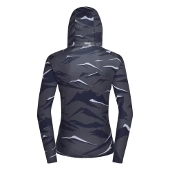 Fjord Nansen Koszulki|Bluzy|Koszulka RIX PRINT UNISEX HOODED Mountain&Wave Olive