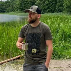 Fjord Nansen Koszulki|Koszulka SKOG MEN olive