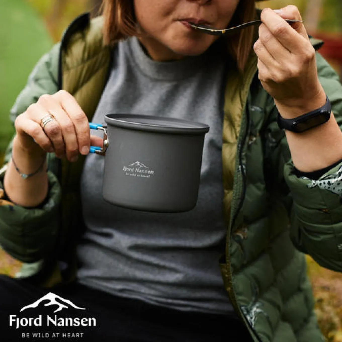 Fjord Nansen Naczynia I Sztućce|Menażka TOLLA ALU 900 ml grey