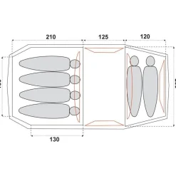 Fjord Nansen Family|Namiot SPLIT VI / 10.8 kg