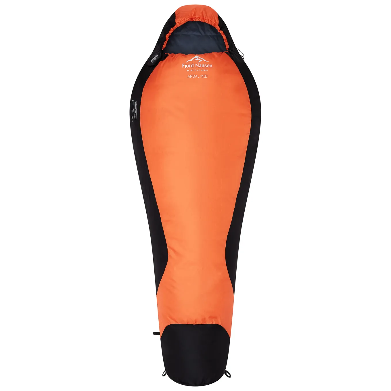 Fjord Nansen Profi|Śpiwór ARDAL XL LEFT 10°C / 800g carnelian