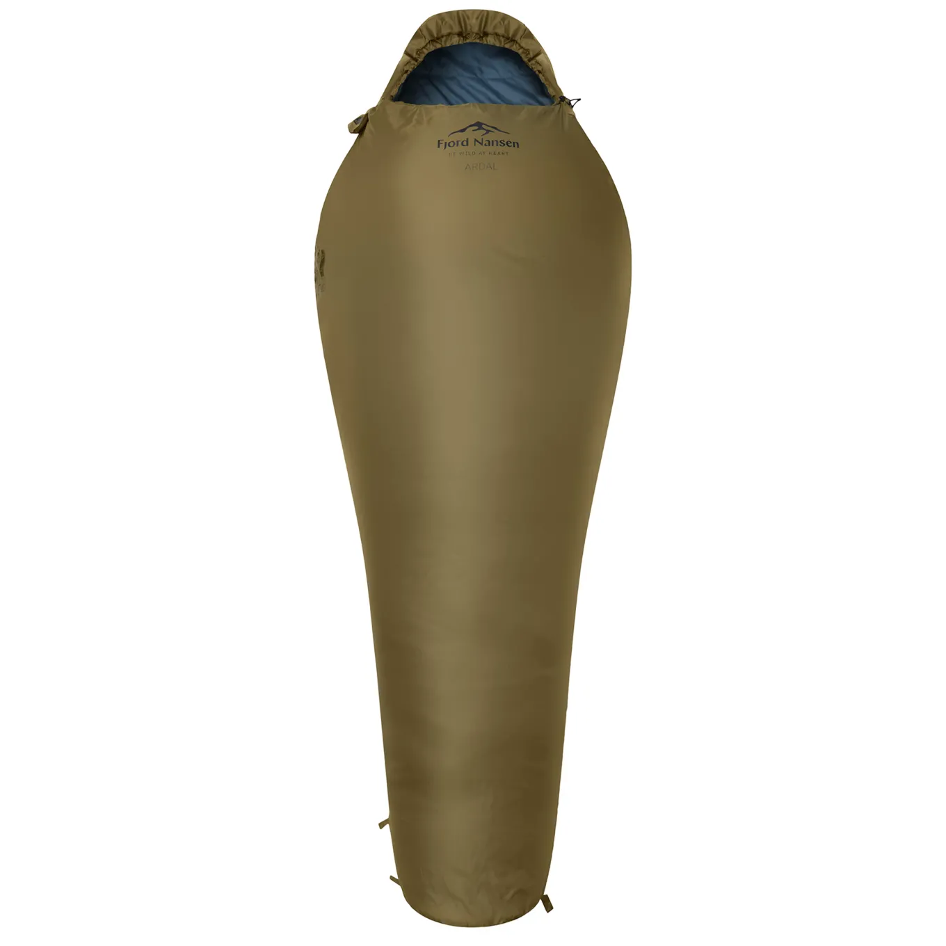 Fjord Nansen Inne|Śpiwór ARDAL XL RIGHT 10°C / 800g olive drab