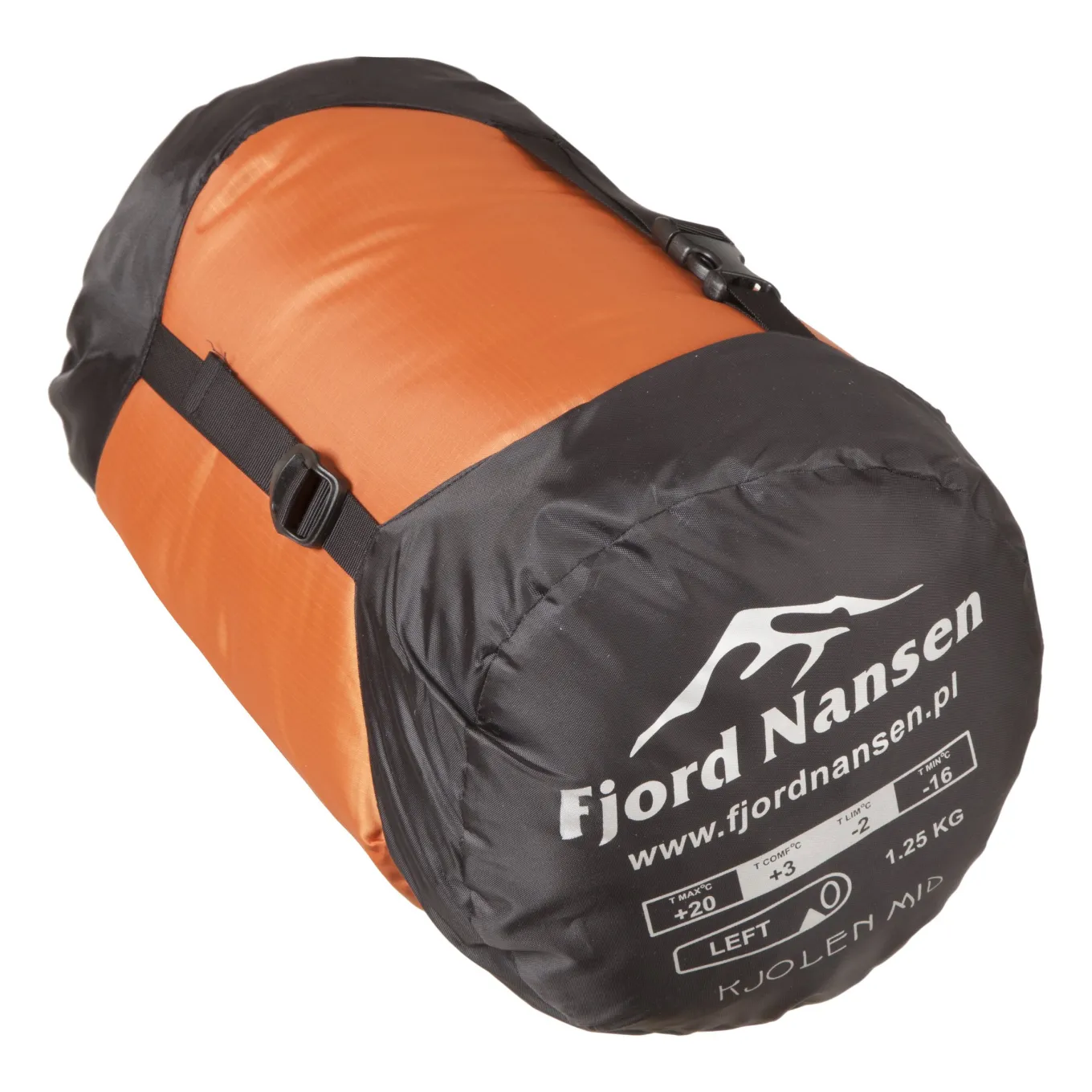 Fjord Nansen Profi|Śpiwór KJOLEN MID -2°C / 1256g carnelian
