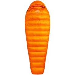 Fjord Nansen Puchowe|Śpiwór puchowy SVALBARD 680 DUCK HYDRO XL RIGHT -11°C/1070g orange