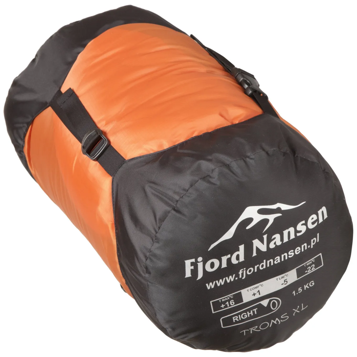 Fjord Nansen Profi|Śpiwór TROMS XL -5°C / 1514g carnelian