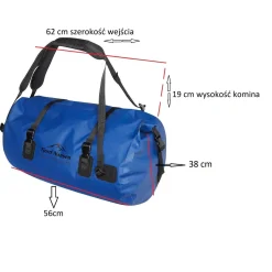 Fjord Nansen Torby|Wodoszczelna torba ADVENTURE BAG 65 navy blue