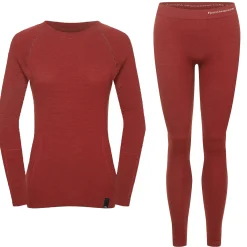 Fjord Nansen Bielizna|Zestaw bielizny OXIVA MERINO WOMEN oaky red